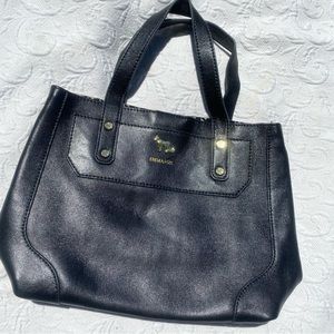 Emma fox black leather purse